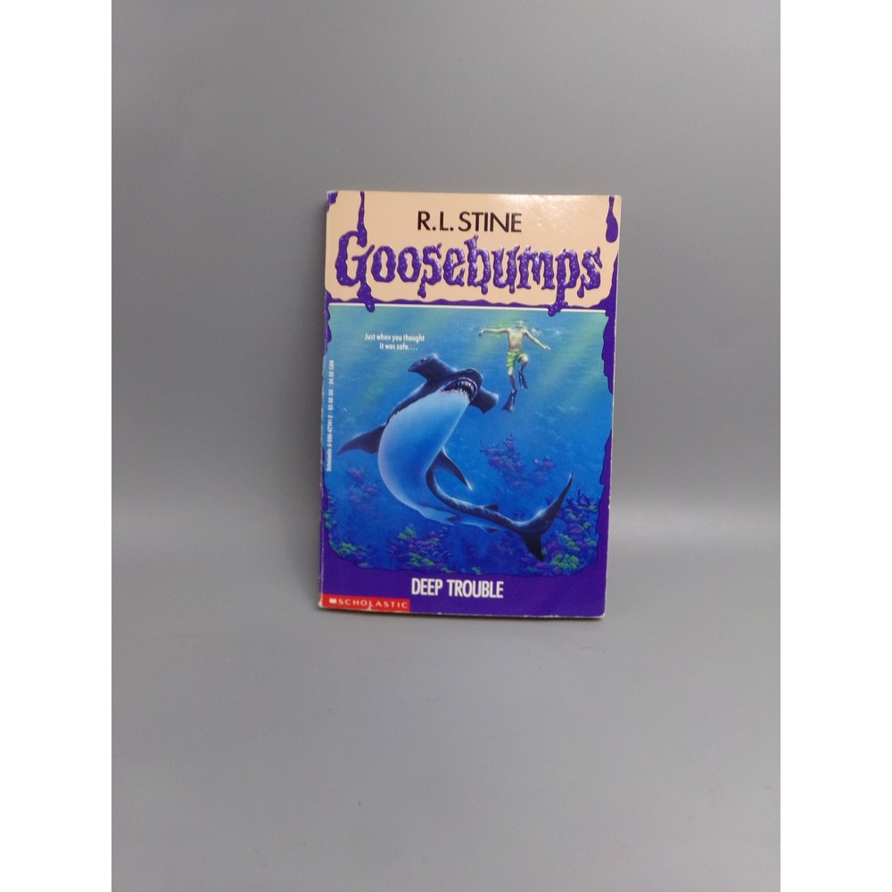 Goosebumps Deep‎ Trouble R.L. Stine Childrens Horror Book